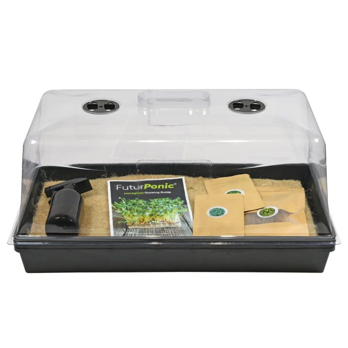 Basic Microgreen Grow Kit - Our Tiny Garden | Grow kit, Growing microgreens, Microgreens